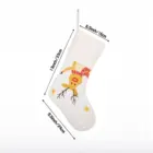 Christmas Decoration 2021 New Original Design Half-in Image Christmas Stocking Fireplace Hanging Decoration