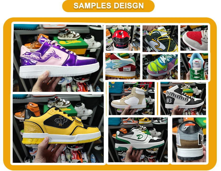 Custom Sneaker Manufactures Small Orders Wholesale Unique Luxury Brand Custom Men Designer Shoes Private Labels With Own Design