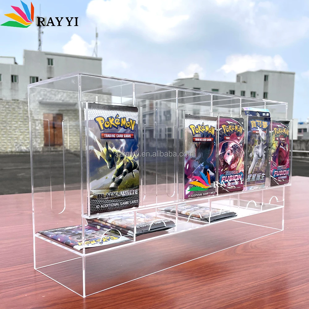 Ray Yi Uv Resistance Magnet Acryl Pokemon Storage Card Yugioh Packs