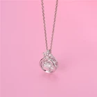 Pendant Necklace High End Personalized Men Chain Pendant Jewelry Dancing Diamond Necklace