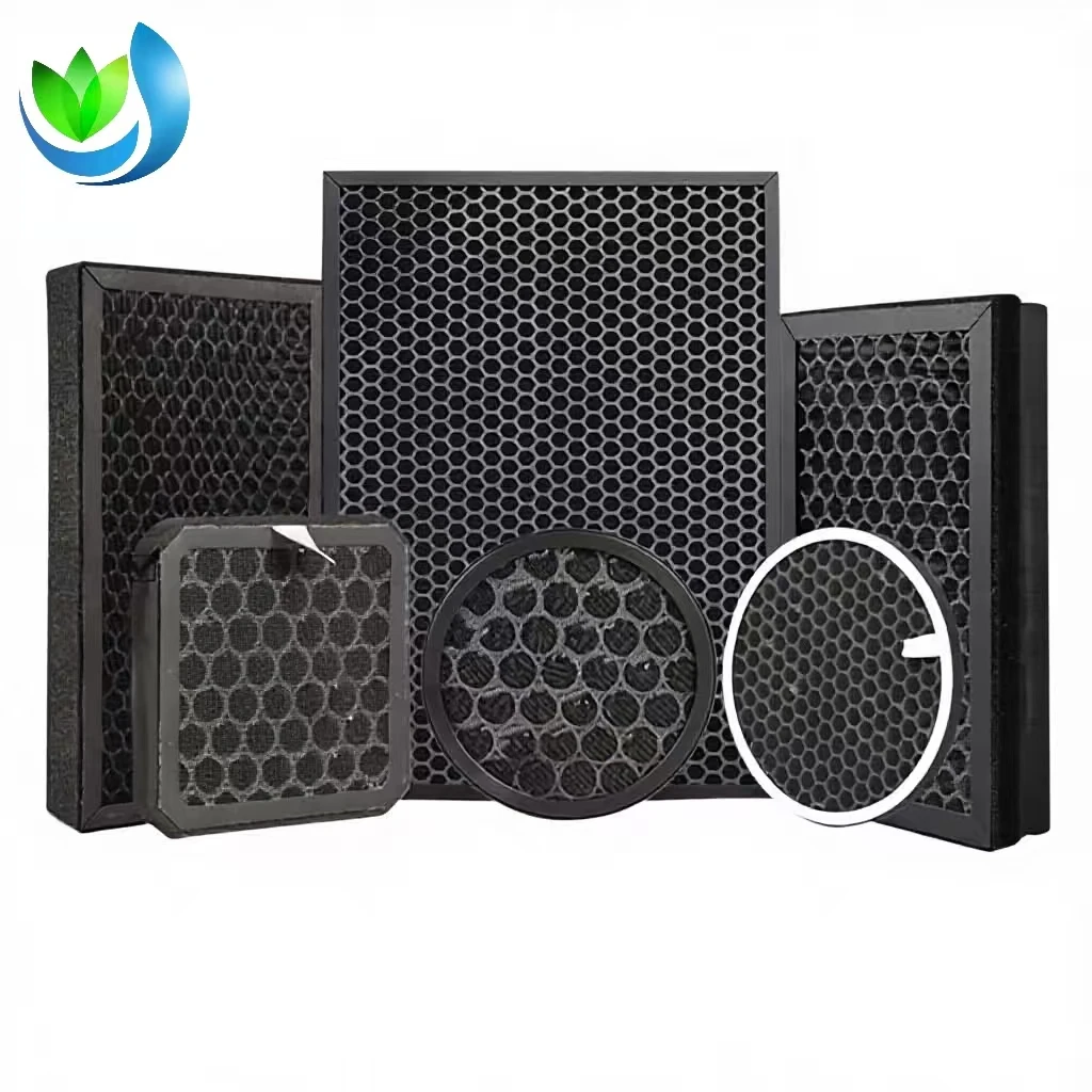 product high efficiency active carbon panel honeycomb filter resistant waterproof filter screen soldering smoke air purification tvoc-4