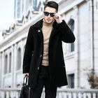 Winter Coat Long Winter Warm Jacket Men Fleece Coat Thick Long Parkas For Men