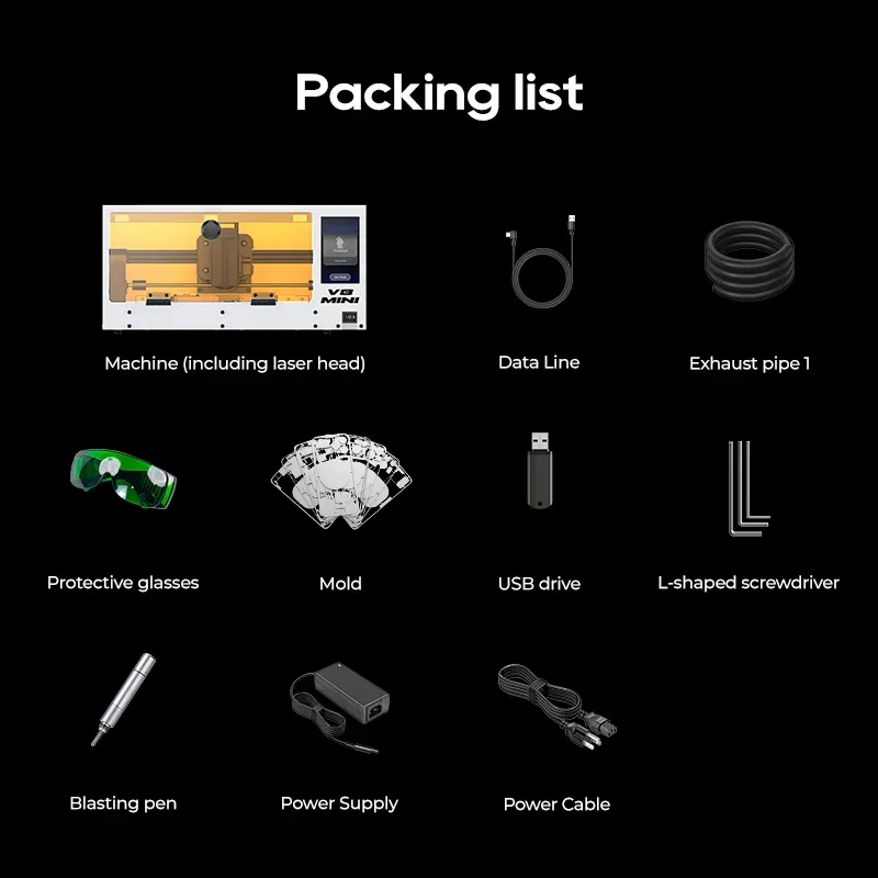 Xwitzeal V8 MINI Phone Back Glass Laser Machine 5W/10W for iPhone 8-17PM Rear Camera Auto Focus Laser Glue Remover Tools