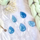 Natural Pendant Wholesale Natural Crystal Aquamarine Drop Shape Quartz Pendant For Gifts