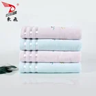 Cotton Hot 100%cotton Towels 100% Cotton Hot Sale Light Color Sea View Embroidery Velvet Bath Towel Set