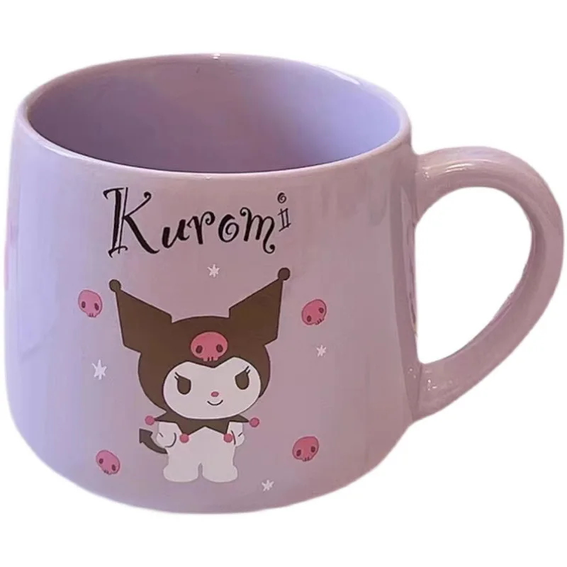 MB1 450ml Sanrio Ceramic Water Mug Kawaii Anime Cinnamoroll My melody Kuromi Cute Kids Gifts Office Coffee Water Cup