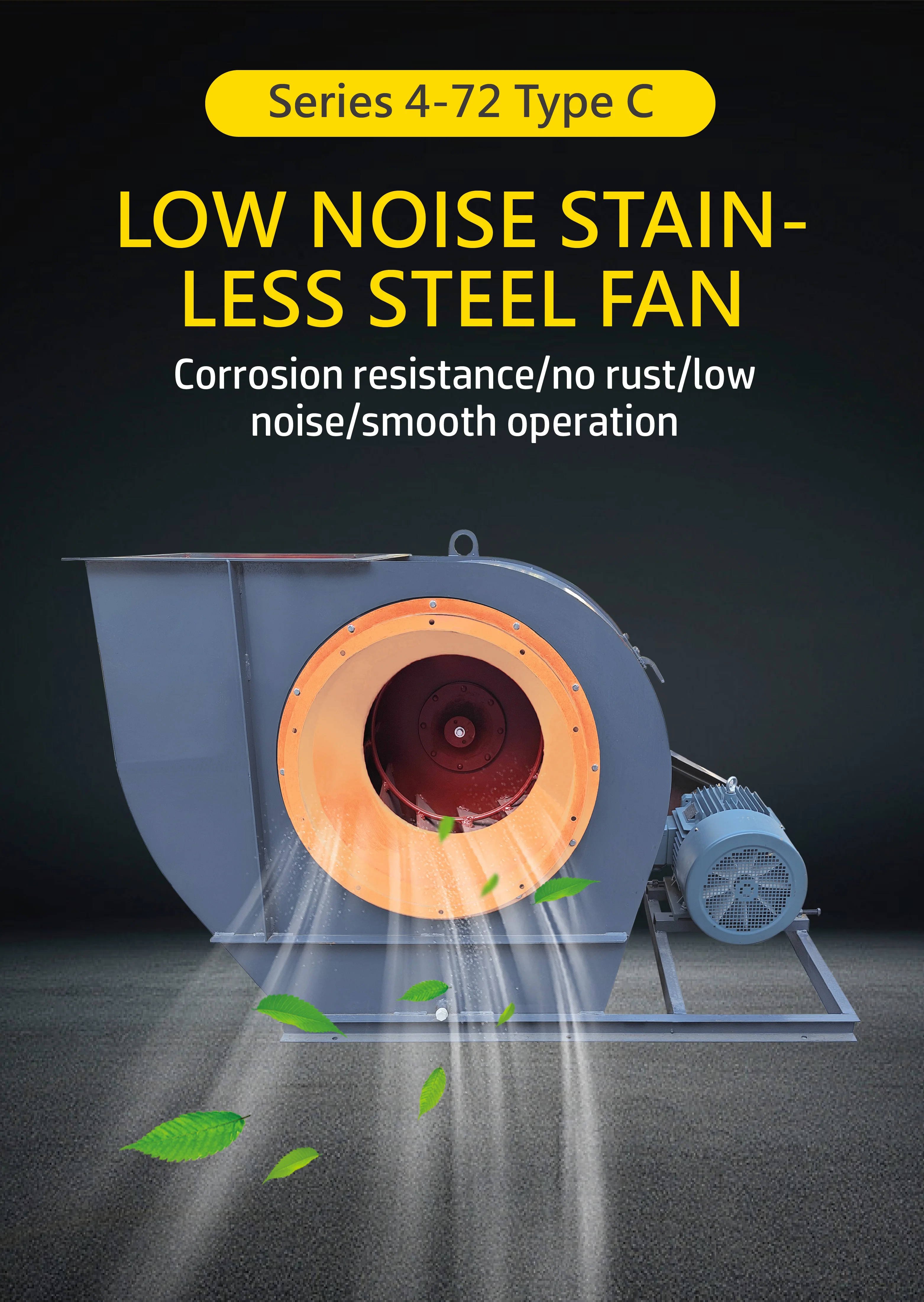 Centrifugal Fan, 4-72, Radial, 220V/380V - detail 14