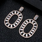 Diamond Earrings Earrings Fashion Diamond Crystal Track Gold Plating Diamond-encrusted Lady's Earrings