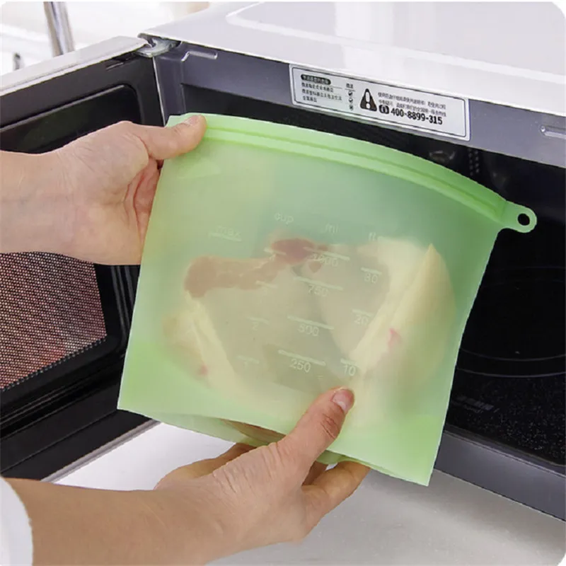 silicone fridge storage bolsas