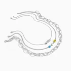 Necklace Pearl Customised Personalized Alloy Blinging Necklace Multilayer Pearl Beaded Necklace Women