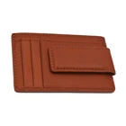 Leather Card High Quality Custom Business Men Women Slim Genuine Leather Luxury Credit Card Holder For Travel