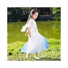 Clothes Summer Traditional Children Clothes Girls Dresses Baby Summer Embroidered Flower Dress