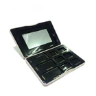 Eye shadow tin box for eyeshadow packaging with metal can