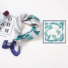 Scarf 4 Silk Scarf 45 Cm Square Large Custom Long Edge 2020 Hot Selling Style Fashion Women Malaysia Head Chain