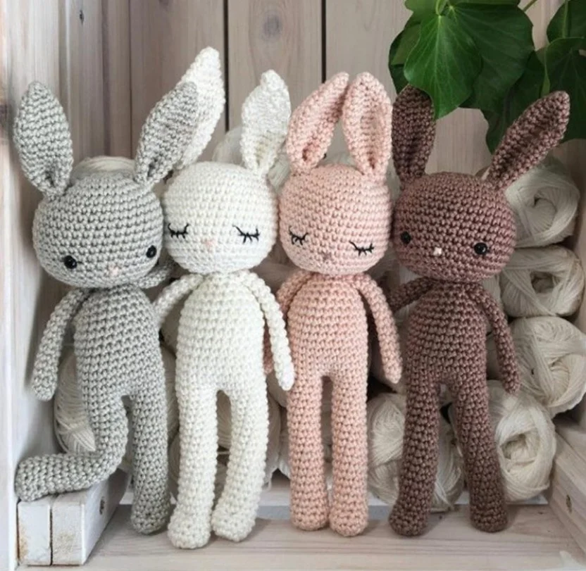 Crochet bunny amigurumi doll Amigurumi bunny Crochet doll Handmade doll