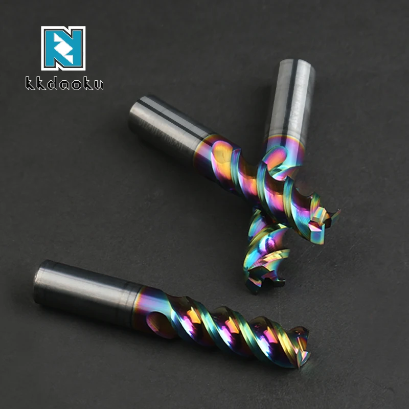 Cnc U Tpye Tungsten Carbide Milling Cutter End Mill With High Quality for Aluminum Machining D20*45*100*3F factory