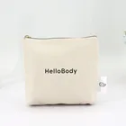 Pouch Cosmetic Zipper Bag 2021 Beauty Cosmetic Bag Toiletry Organic Cotton Canvas Zipper Pouch With Custom Logo