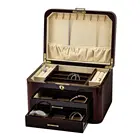 Jewelry Best Selling Decorative Box Organizer Personalized Custom Wooden Jewel Case Jewelry Box With Logo