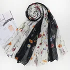 Long 2021 Hot Sale Fashion Ethnic Style Color Blocked Floral Printing Long Scarf/blanket Wrap
