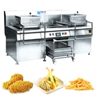 XYXZ-2 E Food Processing Kitchen Equipment Automatic KFC Chicken Frying Machine