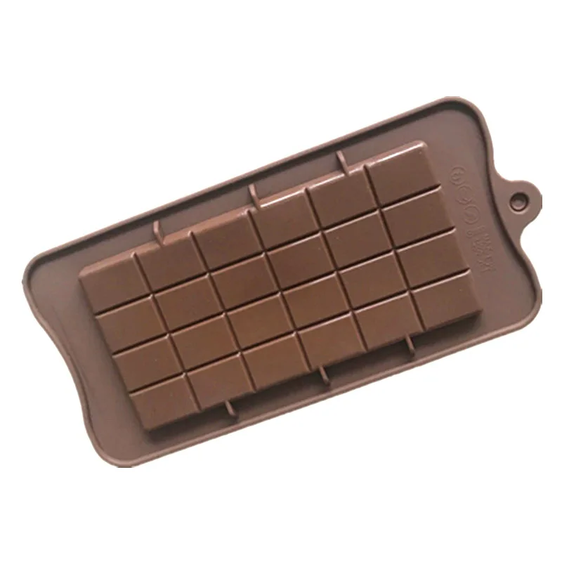 Reusable Holographic Chocolate Bar Molds Rectangle Silicone Deep Thick for Chocolate Making factory
