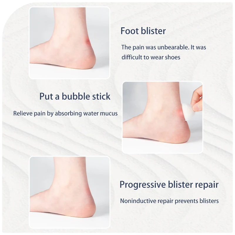 Anti-Rubbing Heel Stickers, Quick Blister Repair & Wound Protection Anti-Rubbing Heel Stickers, Quick Blister Repair & Wound Protection
