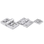 Profile Aluminum Profile Fittings Decorative Connecting Zinc Alloy Dish Hinges Metal Hinges