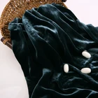 Silk Heavy Fabric OEKO-TEX STANDARD 100 50M/M Soft Silk Viscose Velvet Heavy Silk Velvet Fabric