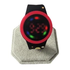 Watch Festival 2021 August Best Western Developed Countries Presents Printing Silicone LED Kids Watch Gift