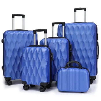 Popular design Waterproof 20/24/28 Inch ABS PC Hard Shell travel essentials TSA vintage suitcase Luggage Multi-piece set