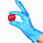 100PCS ONE BOX Factory Cheap Wholesale Powder Free Disposable Blue Nitrile-Gloves From Guantes Mitten Manufacturer