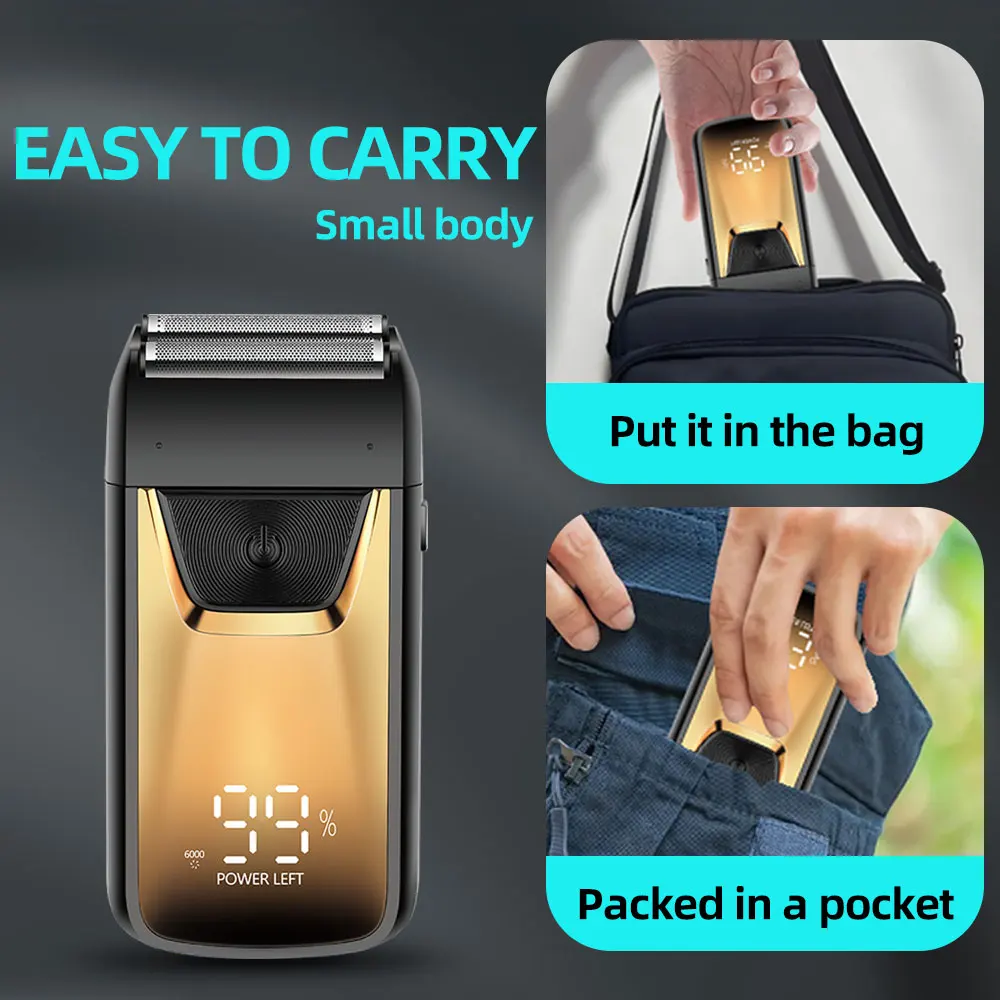 Divine Reciprocating Electric Shaver for Household Use Specialized Hair Whitening Device for Self Shaving and Head Shaving manufacture