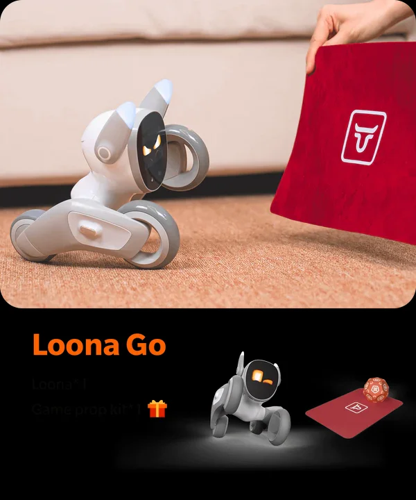 AI Loona Toy Robot a Cute Intelligent Companion of Pet Robot  Smart Robot for Kids   Desktop Toy