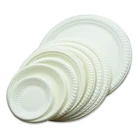 Plastic Plates Disposable China Supplier Custom PLA Plastic Round Plates Disposable Plastic Plates