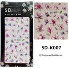 Butterfly Stickers IMAGNAIL 2021 New Designs Nail Art Luxury Flowers Butterfly 5D Nail Stickers