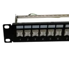 Patch Panel Cat6 OEM 12 16 18 24 48 Competitive Price RJ11 RJ45 STP Patch Panel Cat6 With Cable Manager