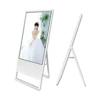 Player Portable 49 Inch Moveable Foldable Display Media Player Advertising Screen Portable Lcd Digital Signage Poster