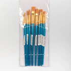 Cheap Quality Painting Tools School Artist Wooden Professional Paint Art Brushes For Art Painting Set