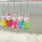 Technology Key New Technology Chain Animal Small PVC Doll Key Chain Pendant For Girl