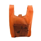 W Bag Custom W Cut Non Woven T-shirt Vest Bag For Packaging