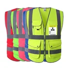 Protective Vest Outdoor Protective Road Safety Reflecfive Vest Visible Jacket Visibility