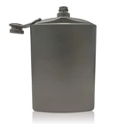 Titanium Easy Screw Titanium Wine Bottle Liquor Pot Hip Flask Hiking Traveling Titanium Wine Flask