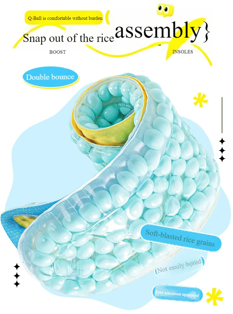 Popcorn Gel Sports Comfort Insoles with Moisture Wicking Popcorn Gel Sports Comfort Insoles with Moisture Wicking