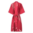 Silk Gown Customized Sexy Silk Pajamas Ladies Ice Silk Long Dressing Gown Home Night Gown