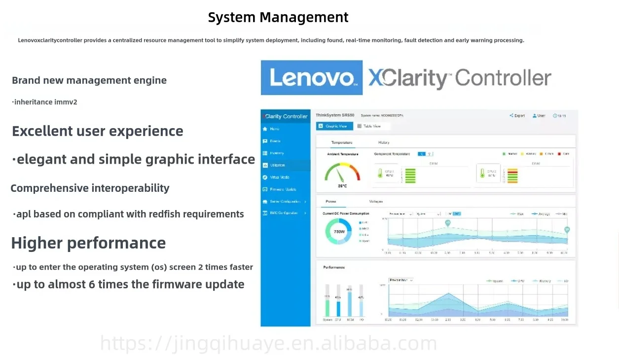 Original Wholesale Inventory/high-end Customized Le-novo ThinkSystem SR630 1U High-performance Server Rack Mounted Server SR630