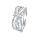 Custom Diamond White Gold Ring Custom Luxury Diamond 18k Solid White Gold Engagement Ring