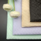 Plain Fabric Modern Design Colorful Knitted Plain Imitation Silicone Nonslip Fabric For Mattress