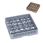 Rack Drain Brown 25-compartment Base Glass Rack Plastic Drain Rack For Commercial Wine Glasses And Dishes