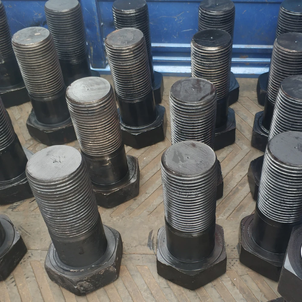 High Strength Large M20-M56 Astm A307 Grade B Heavy Stainless Steel Hexagon Head Fitted Bolts manufacture
