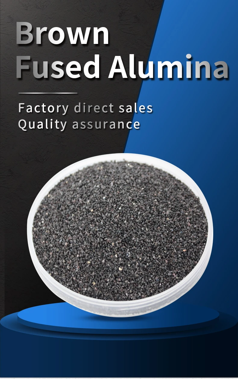 Refractories Blasting Corundum Brown Fused Alumina Oxide Abrasives